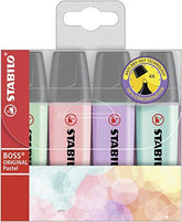 Marcador Stabilo Boss Original Pastel Blister 4 Colores Sur | Stabilo | Pack 1 Unidades